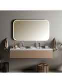 Livabo Marin DD-50150 | Premium Çift Lavabolu Akrilik Etajerli Lavabo 150 cm